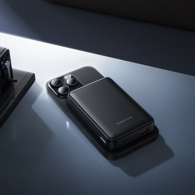 Borofone BJ82A PD20W USB Type C 10000mAh Fast Charging MagSafe Magnetic Portable Power Bank Borofone BJ82A PD20W USB Type C 10000mAh Fast Charging MagSafe Magnetic Portable Power Bank